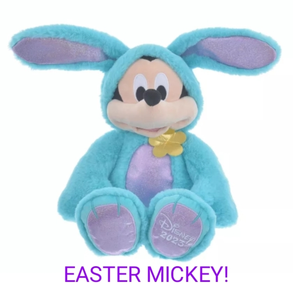 Disney Mickey Mouse Plush Toy - Blue and Purple